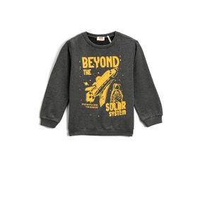 Koton Erkek Çocuk Baskılı Uzun Kollu Sweatshirt