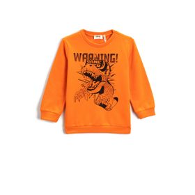 Koton Erkek Çocuk Baskılı Uzun Kollu Sweatshirt
