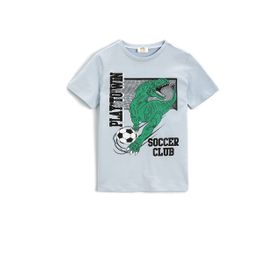 Koton Erkek Çocuk Dinozor Baskılı Kısa Kollu Tişört