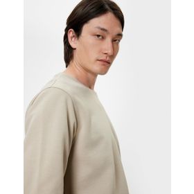 Koton Erkek Fermuarli Cepli Basic Uzun Kollu Sweatshirt Gri 1KAM75150LK045XL