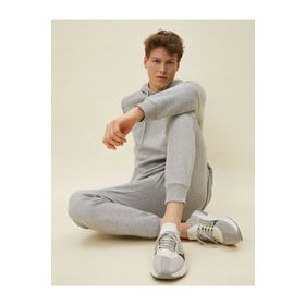 Koton Erkek Gri Beli Baglamali Cepli Basic Jogger Esofman Alti 1YAM45583LK