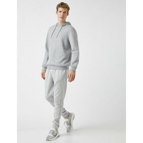 Koton Erkek Gri Beli Baglamali Cepli Basic Jogger Esofman Alti 1YAM45583LK