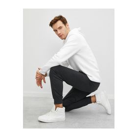 Koton Erkek Gri Beli Baglamali Cepli Basic Jogger Esofman Alti 1YAM45583LK