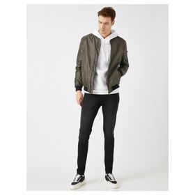 Koton Erkek Siyah Justin Super Skinny Fit Jean Pantolon 1YAM43507MD