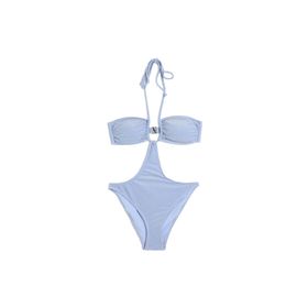 Koton Halter Yaka Parlak Arkası Kopçalı Mayokini