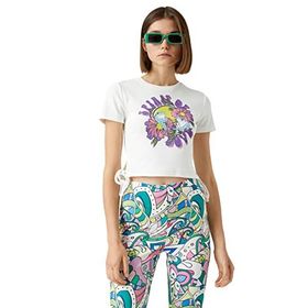Koton Kadın Baskılı Crop T-shirt