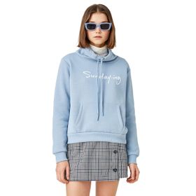 Koton Kadın Kapüşonlu Baskılı Sweatshirt