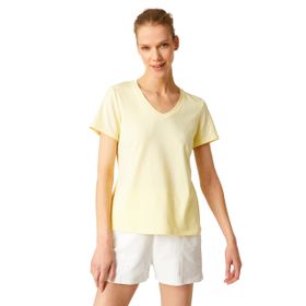 Koton Kadın V Yaka Kısa Kollu Basic T-shirt