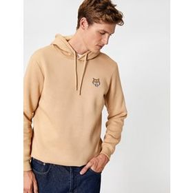 Koton Kapüsonlu Baskili Uzun Kollu Sweatshirt TYC00048662005