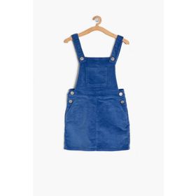 Koton Kids 9KKG87955AW Mavi Askılı Elbise