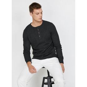 Koton Kids Bej ErkKoton 7KMB18072ZK Antrasit Erkek Bebek Sweatshirt