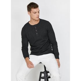 Koton Kids Bej ErkKoton 7KMB18072ZK Antrasit Erkek Bebek Sweatshirt