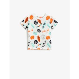 Koton Kids Bej ErkKoton 7KMB18072ZK Antrasit Erkek Bebek Sweatshirt