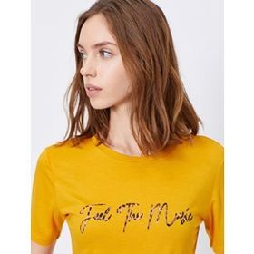 Koton Kids Erkek Çocuk Slogan Baskili Pamuklu Kisa Kollu Bisiklet Yaka Tis ört 0YKB16473OK