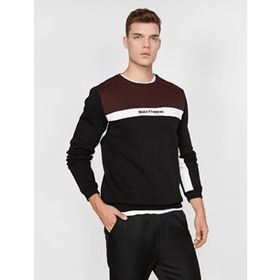 Koton Kids Koton Erkek Bebek Yazılı Baskılı Sweatshirt 0KMB16413TK