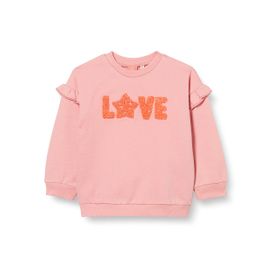 Koton Kız Bebek Love Baskılı Fırfırlı Sweatshirt