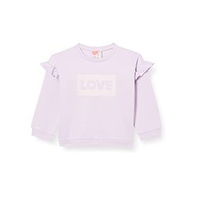 Koton Kız Bebek Love Baskılı Fırfırlı Sweatshirt