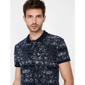 Koton Lacivert 8YAM14160OK Erkek T-Shirt