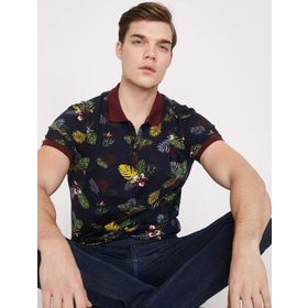 Koton Lacivert 8YAM14160OK Erkek T-Shirt