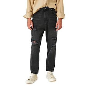 Koton Loose Fit Jean Steve Jean Siyah Erkek Kot Pantolon