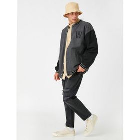 Koton Loose Fit Jean Steve Jean Siyah Erkek Kot Pantolon