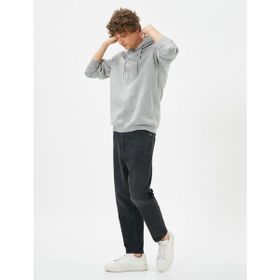 Koton Loose Fit Jean Steve Jean Siyah Erkek Kot Pantolon