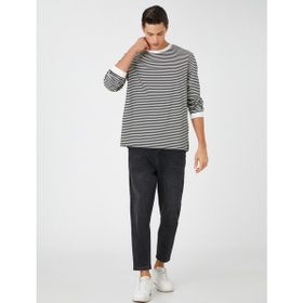 Koton Loose Fit Jean Steve Jean Siyah Erkek Kot Pantolon