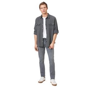 Koton P JEAN SLIM Gri Dar Erkek Kot Pantolon