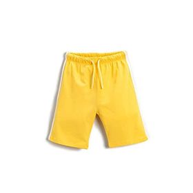 Koton Pamuklu Beli Bağcıklı Basic Çizgili Erkek Çocuk Şort