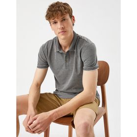 Koton Polo Yaka Kısa Kollu Pamuklu Erkek T-shirt