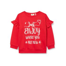 Koton Slogan Baskılı Rainbows Kız Çocuk Sweatshirt