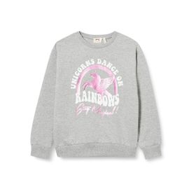 Koton Slogan Baskılı Rainbows Kız Çocuk Sweatshirt