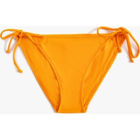 Koton Turuncu Brazilian Altı Basic Yanları Bağlama Detaylı Bikini