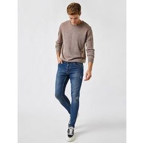 Koton TYC00318448280 Brad Jean Slim Fit Erkek Kot Pantolon
