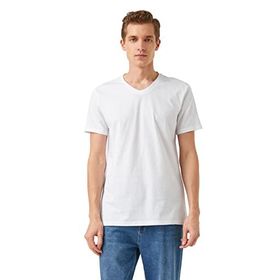 Koton V Yaka Erkek Basic T-Shirt