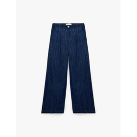 Koton Wide Leg Bianca Lacivert Kadın Jean Kot Pantolon