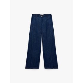 Koton Wide Leg Bianca Lacivert Kadın Jean Kot Pantolon
