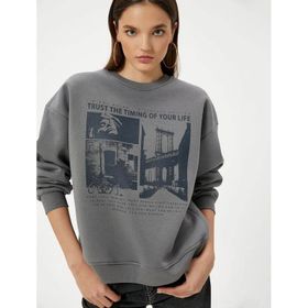 Koton Y5906 Gri Erkek Sweatshirt