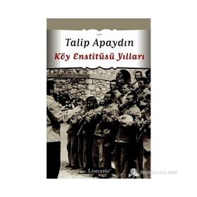 KÖY ENSTİTÜSÜ YILLARI - TALIP APAYDIN