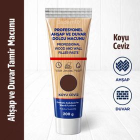 Koyu Ceviz 200 gr Ahşap Parke Duvar Tamir Macunu