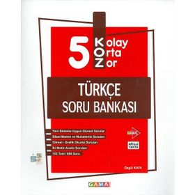 KOZ 5 Türkçe Soru Bankası-Gama Yayınları