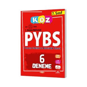 KOZ 7. Sınıf PYBS 6 Deneme Kurmay Yayınları
