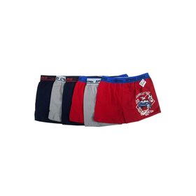 Koza 10'lu Erkek Çocuk Renkli Desenli Baskılı Boxer Külot
