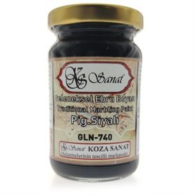 Koza 740 105 cc Siyah Ebru Boyası