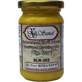 Koza GLN-202 Pigment Sarı Ebru Boyası