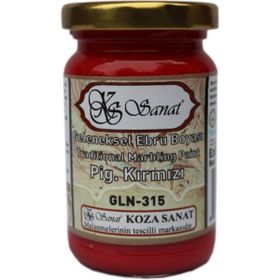 Koza GLN-315 Pigment Kırmızı Ebru Boyası