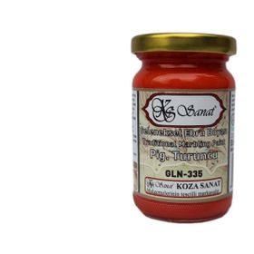 Koza GLN-335 Pigment Turuncu Ebru Boyası