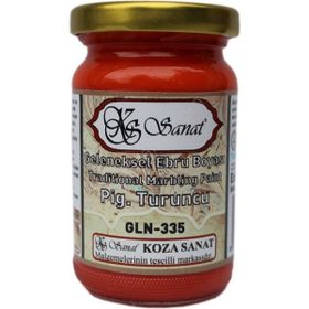 Koza GLN-335 Pigment Turuncu Ebru Boyası