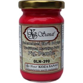 Koza GLN-390 Pigment Pembe Ebru Boyası
