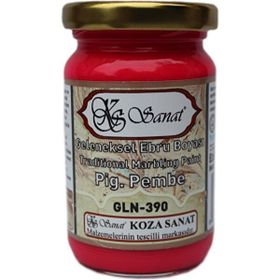 Koza GLN-390 Pigment Pembe Ebru Boyası